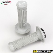 Manoplas Punhos Domino  2 D-Lock alto Grip  cinza