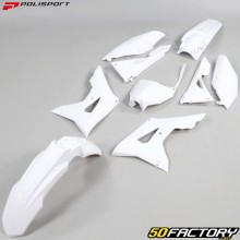 Kit carene Honda CRF 250 R, RX (2019 - 2021), 450R, RX (2017 - 2020) Polisport bianco