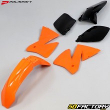 KTM EXC Fairing Kit 125, 200, 250... (2001 - 2002) Polisport orange and black