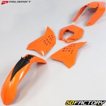 Verkleidungssatz KTM EXC, EXC-F 125, 200, 250, 300... (2008 - 2011) Polisport Orange