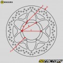 Bremsscheibe Fahrrad ØXNUMX mm XNUMX Löcher Magura Storm SL.XNUMX