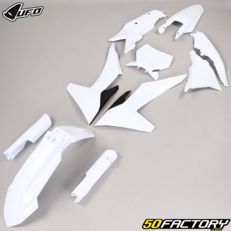 Complete plastic kit KTM SX 125, 250, SX-F 350, 450, 2023... (2024 - XNUMX) UFO white