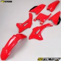 Kit plástico Honda CRF XNUMX R (XNUMX - XNUMX), XNUMX (XNUMX - XNUMX) Cycra vermelho