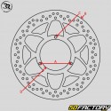 Bremsscheibe vorne rechts belüftet Kart Ø100 mm Dicke 100 mm Righetti Ridolfi