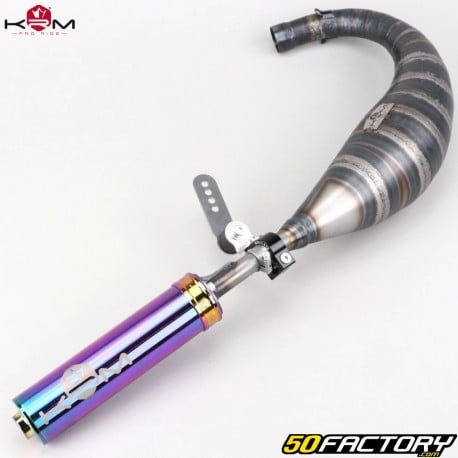 Exhaust AM6 Minarelli KRM Pro Ride 90/100cc Neo-chrome