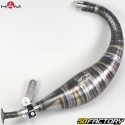 Exhaust AM6 Minarelli KRM Pro Ride 90/100cc Neo-chrome, holographic