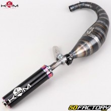 Terminale scarico Derbi KRM Pro Ride 70/78cc Silenziatore Neo-cromo, nero