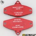 Plaquettes de frein avant organique type rouge karting Righetti Ridolfi 220