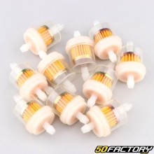 Universal ØXNUMX mm fuel filters (pack of XNUMX)