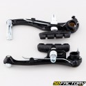 Black front and rear V-Brake bicycle brake calipers