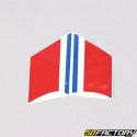 Engine guard stickers (identical original) Peugeot  XNUMX Chrono  White and red