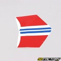 Engine guard stickers (identical original) Peugeot  XNUMX Chrono  White and red