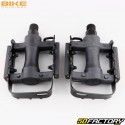 Bike Original plastic flat pedals for bicycles black 100x100 mm