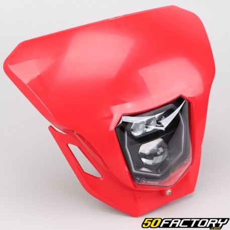 Red LED headlight plate