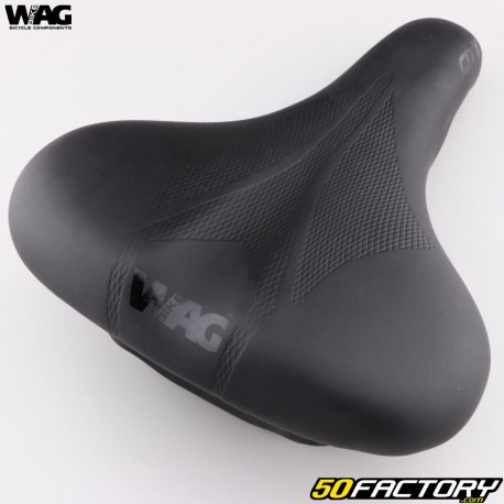 &quot;VTC/City&quot; bike saddle 100x100 mm Wag Bike black