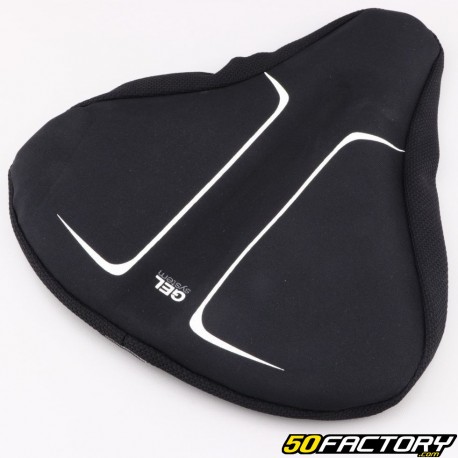 Gel bicycle saddle cover