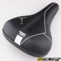 Selle vélo "VTC/ville" 280x180 mm gel sport noire et blanche