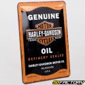 Targa Harley Davidson smaltata ad olio 15x20 cm