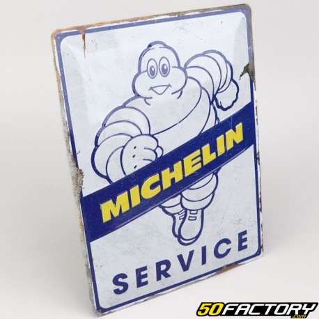 Placa Émaillée Michelin  Serviço 100x100cm