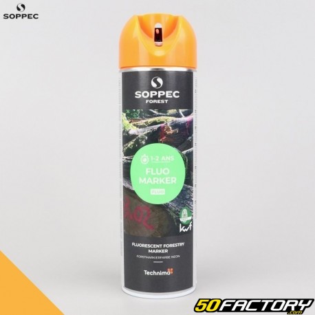 Peinture de marquage Soppec orange fluo 500ml