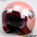 Casco jet Nox Idol oro rosa