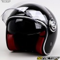 Casque jet Nox Heritage noir brillant