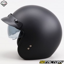 Casque jet Vito Spécial full noir mat