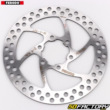 Bicycle brake disc Ø140 mm 6 holes Ferodo Road