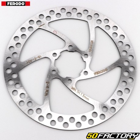 Bicycle brake disc Ø160 mm 6 holes Ferodo Road