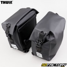 Thule Shield 2x13L schwarze Fahrradgepäckträgertaschen (2er-Set)