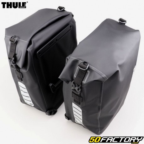 Sacos porta-bagagens para bicicleta pretos Thule Shield 25L (conjunto de 2)