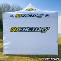 Cloisons pour tente paddock 50 Factory 3x3m blanches (lot de 3)