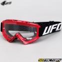 MTB cycling mask UFO Bullet clear screen red