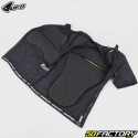 Maillot de protección ciclista MTB de manga corta UFO Centurion BV2 negro y verde (homologado CE)