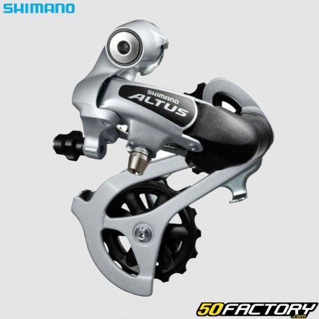 Desviador traseiro de bicicleta Shimano Altus RD-MXNUMX XNUMX/XNUMX engrenagens prata