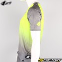 Camisola de ciclismo BTT de manga curta UFO Terraem SV1 cinza e amarelo fluorescente