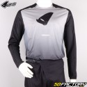 Long-sleeved MTB cycling jersey UFO Terrain LV1 gray and black