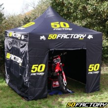 Tente paddock 50 Factory 3x3m (tente et cloisons avec porte)