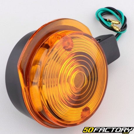 Round orange front indicator with MZ bulb, ETZ, Simson S51, SR50...