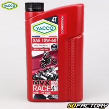 Óleo de motor 4T 10W60 Yacco MVX Race 100% sintético 2L