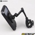 Holder with smartphone protection and GPS on bicycle handlebars Rockbros