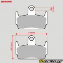 Organic brake pads Honda SZX 50, Kymco Sniper 50 and Heroism 150 Braking