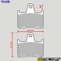 Plaquettes de frein métal fritté Suzuki GSX R 600, 750, Kawasaki ZZR 1400... RMS