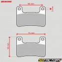 Plaquettes de frein semi-métal Suzuki GSX R 600, 750, 1000, Kawasaki Z 1000... Braking Evo