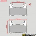 Plaquettes de frein métal fritté Honda CBR 600, Harley Davidson Fat Boy 1690... Braking Racing