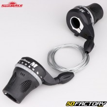 Comando cambio destro e sinistro SunRace 3x8V con indicatore