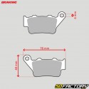 Organische Bremsbeläge Yamaha WR  XNUMX, Fantic  Caballero XNUMX, Honda NX  XNUMX ... Braking