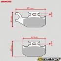 Pastilhas de freio de metal sinterizado Suzuki  LTA Kingquad XNUMX, XNUMX, XNUMX... Braking  Fora da estrada