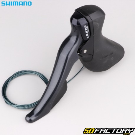 Cambio bici sinistro Shimano Sora ST-R3000-L 2 corone