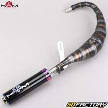 Terminale scarico AM6 Minarelli KRM Pro Ride Silenziatore 50/70cc Neo-cromo, olografico